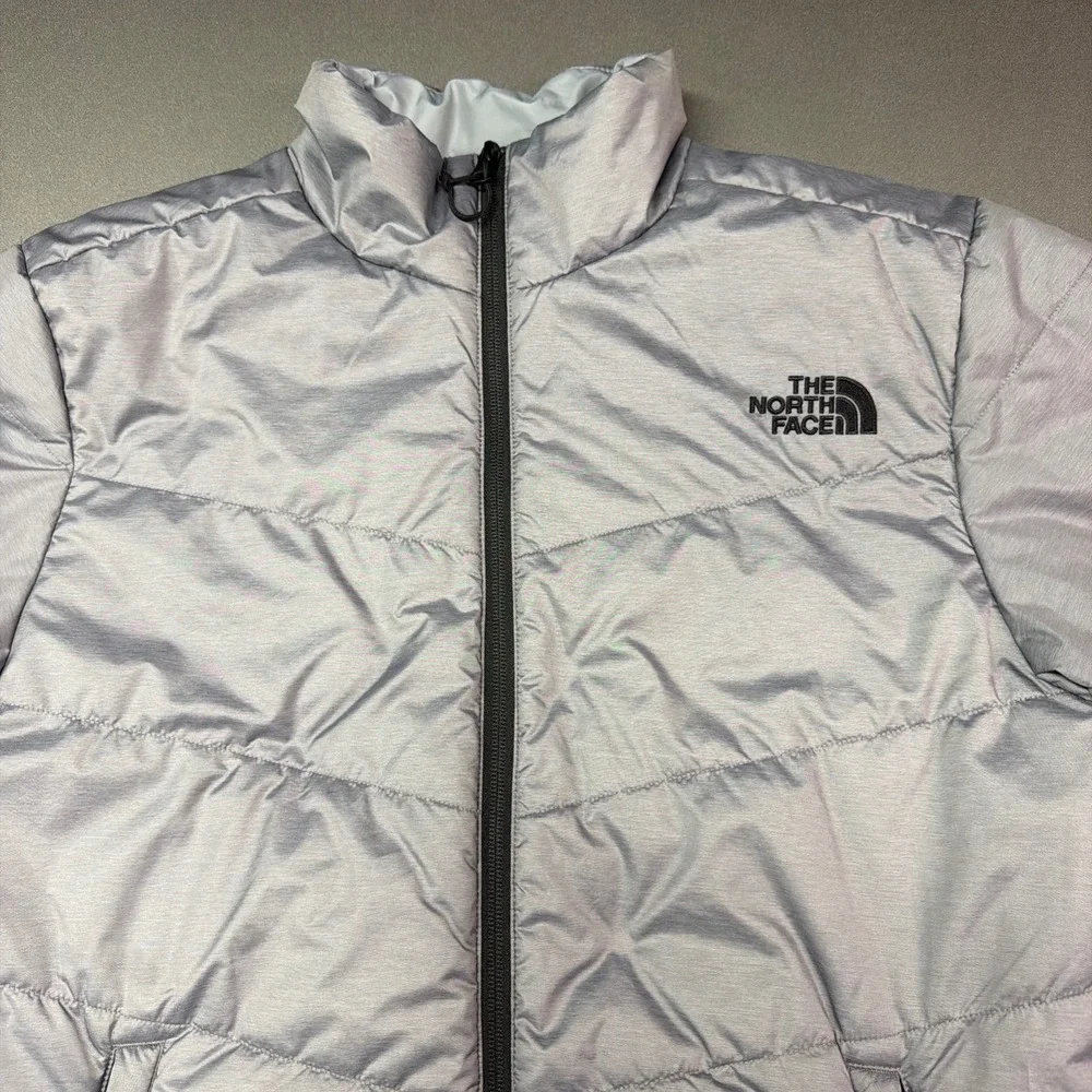 The North Face‎ Jacket Mens Small Gray Full Zip Junction Insulated